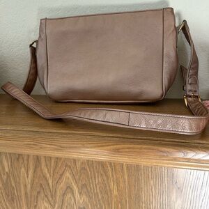 SAS copper tone Leather  Bag